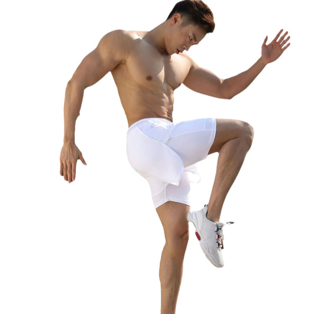 Dubbelgelaagde Stretchshorts