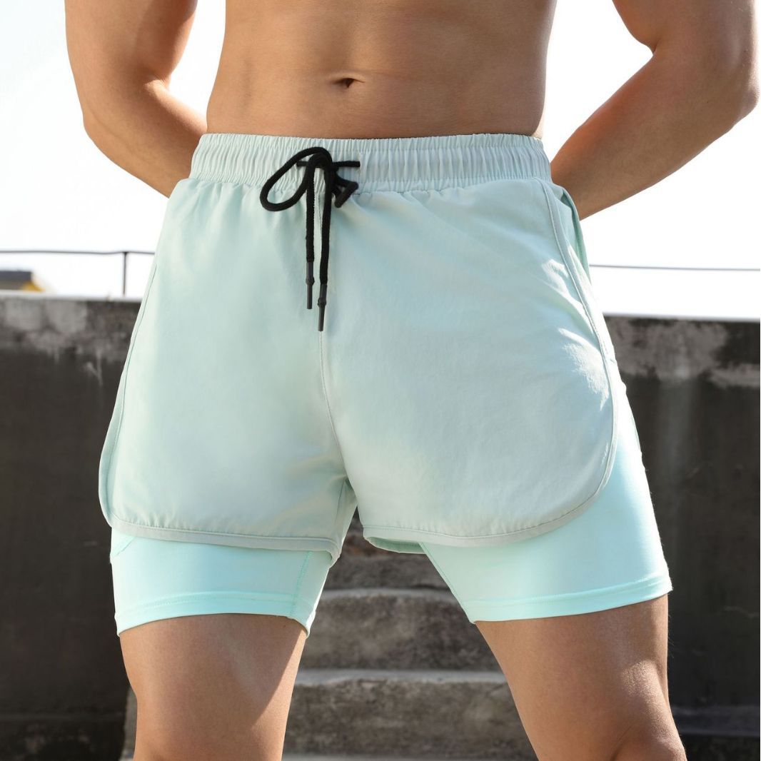 Dubbelgelaagde Stretchshorts